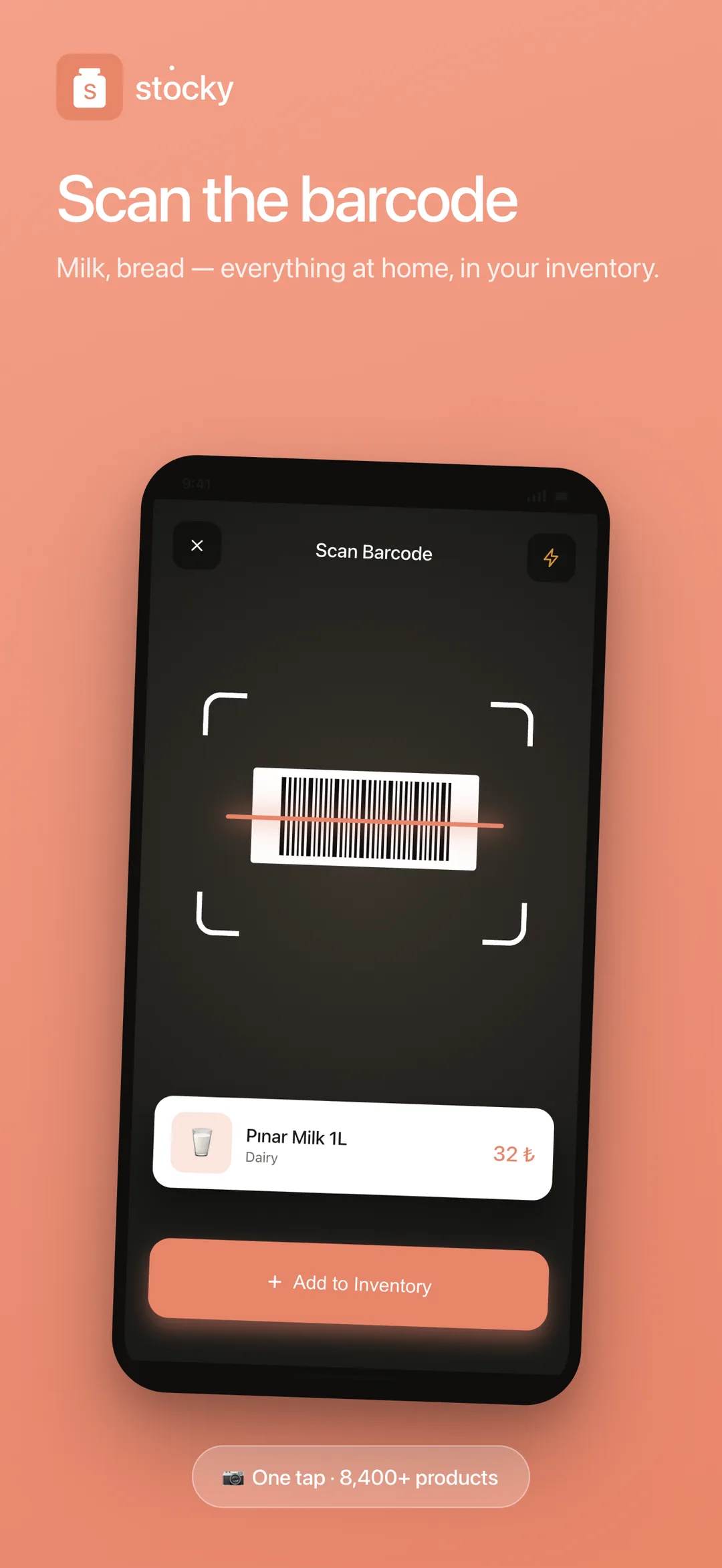 Stocky app screen