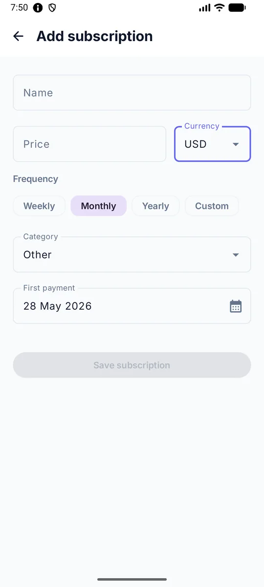 Subly screenshot 5